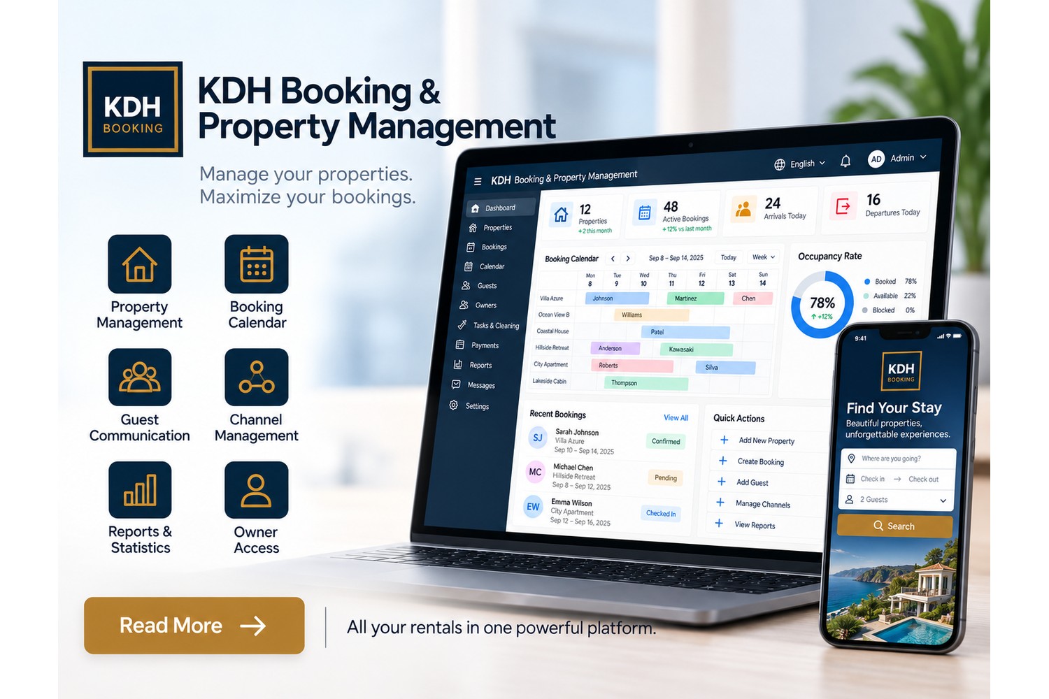 KDH Booking & Property Management
