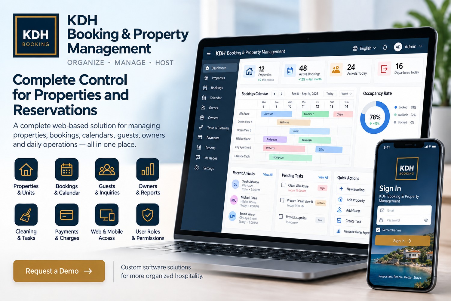 KDH Booking & Property Management