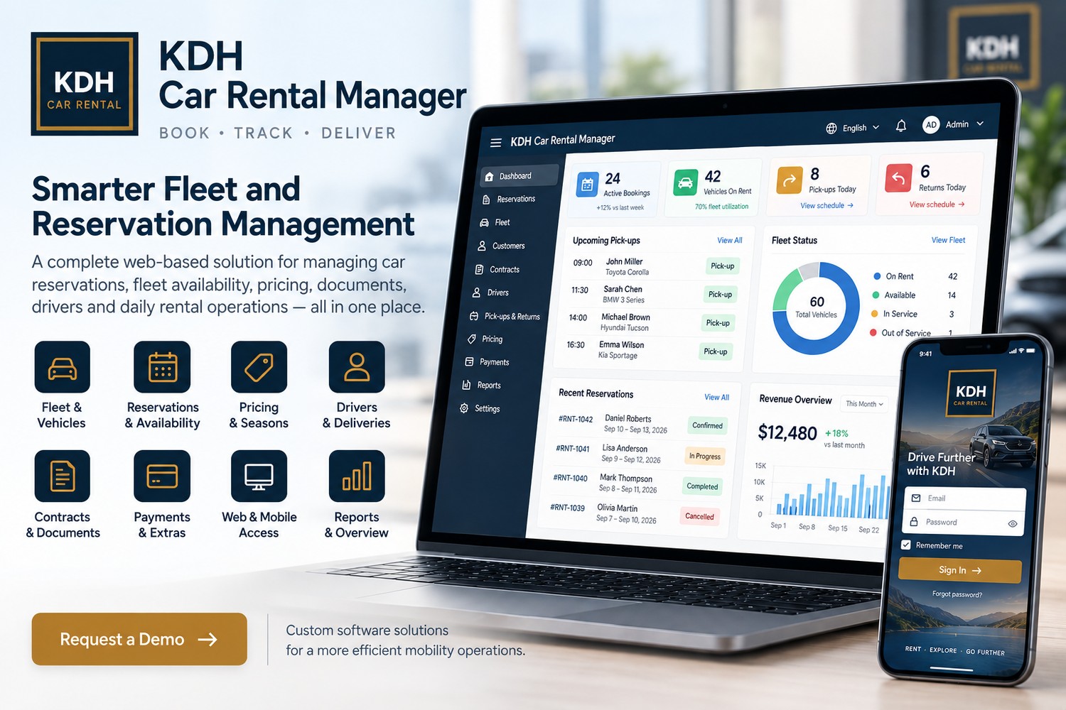 KDH Car Rental Manager