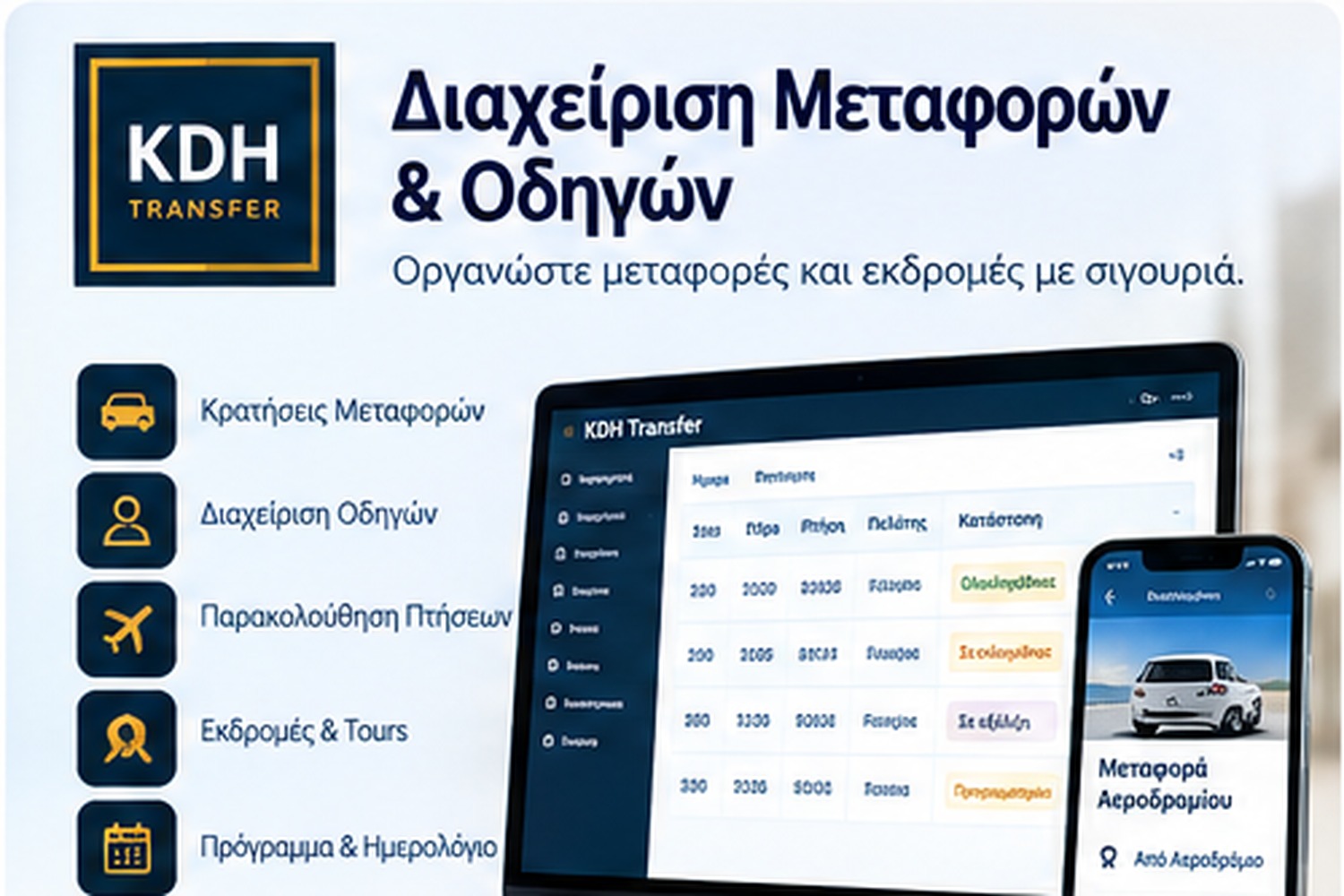 KDH Transfer & Driver Manager