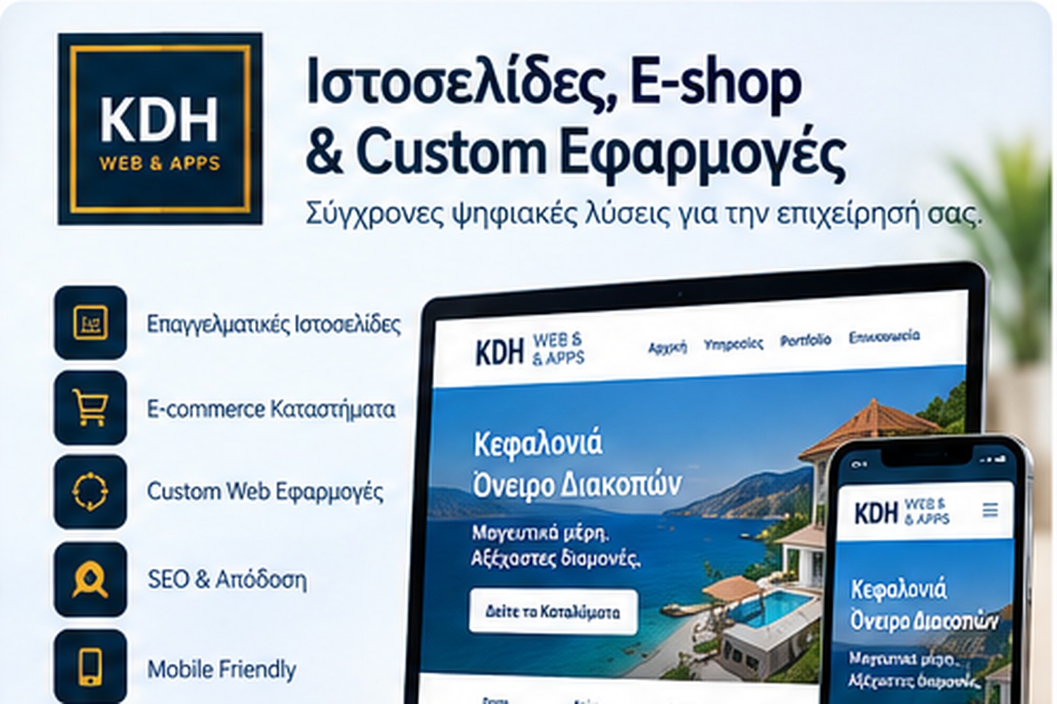 KDH Websites, E-shops & Custom Apps